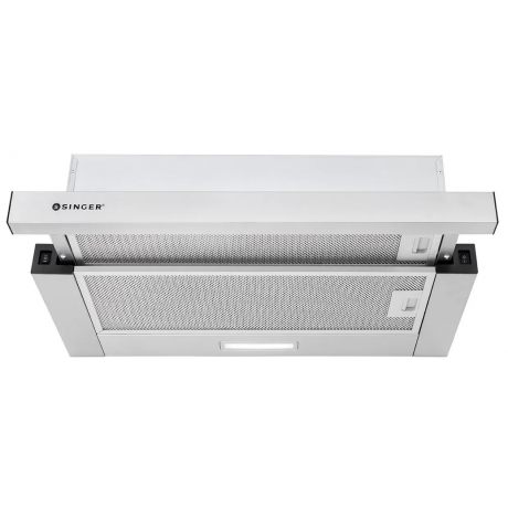 SINGER 481A25 Συρόμενος Απορροφητήρας 60cm Inox SINGER 481A25 Συρόμενος Απορροφητήρας 60cm Inox